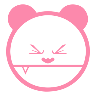 Mad Panda Decal (Pink)